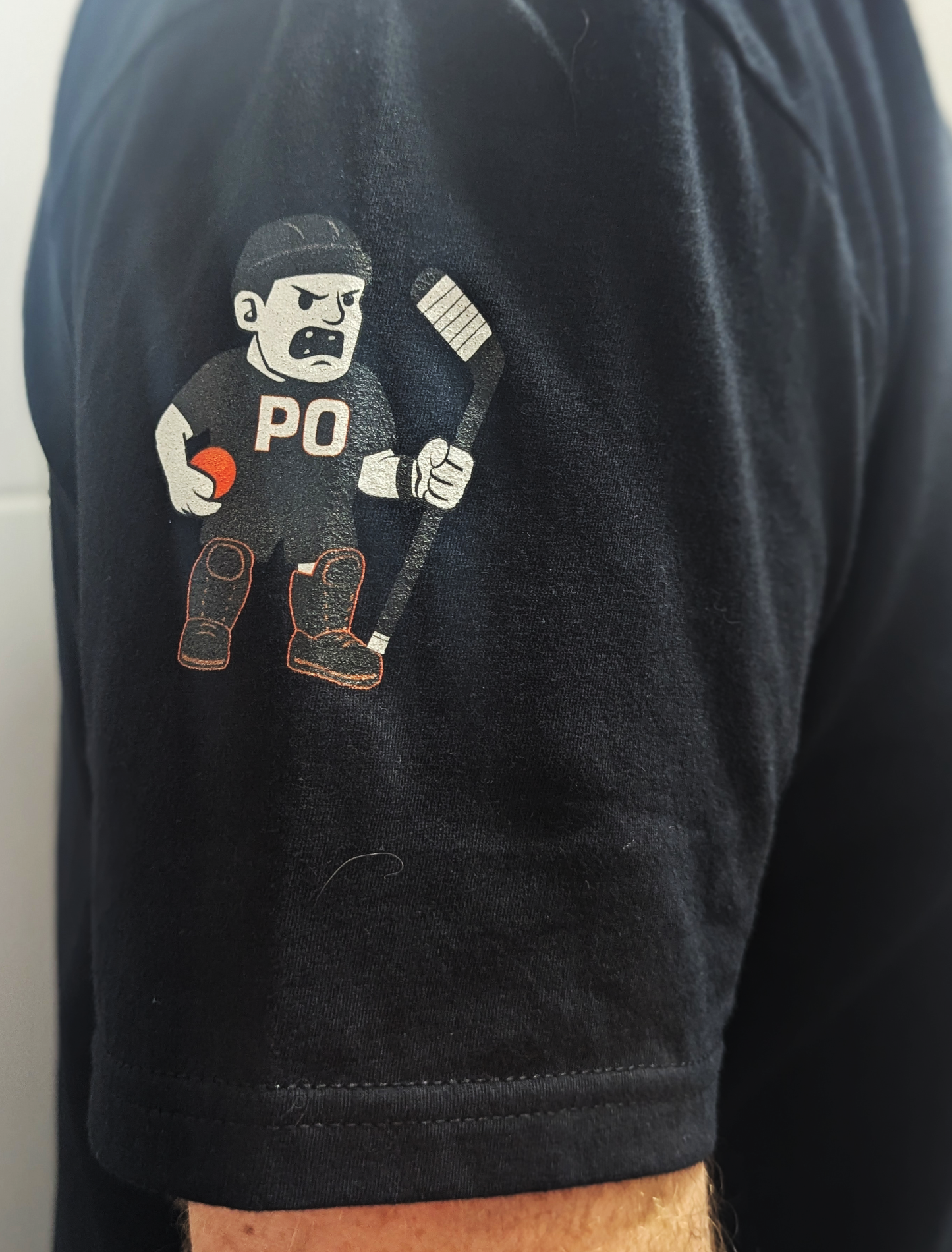 Our Game Takes BALLS T-Shirt – Funny PUCK OFF Mascot Tee | Ball Hockey Streetwear