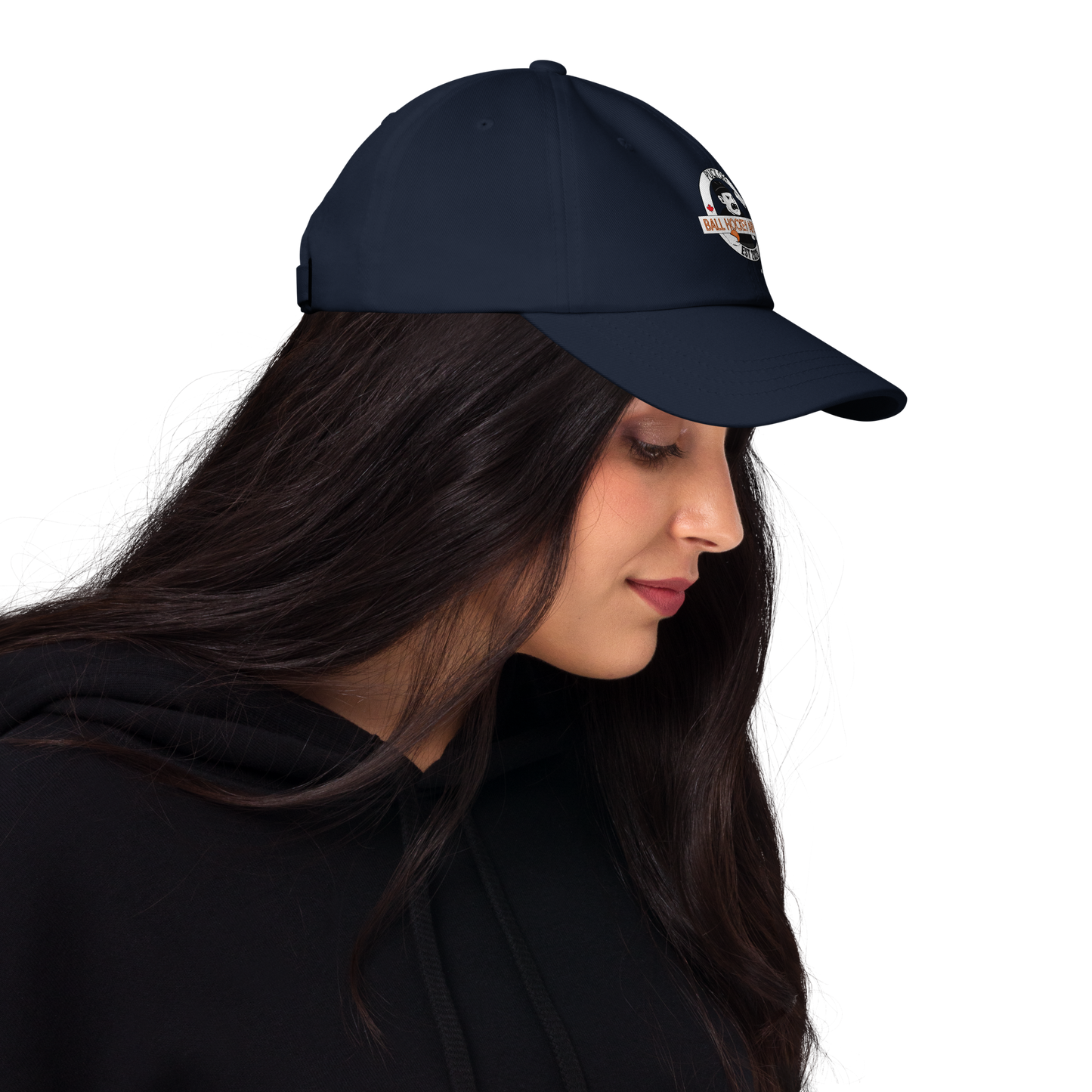 PUCK OFF Dek Hockey Dad Hat – DTF Badge Embroidered Cap | Ball Hockey Streetwear