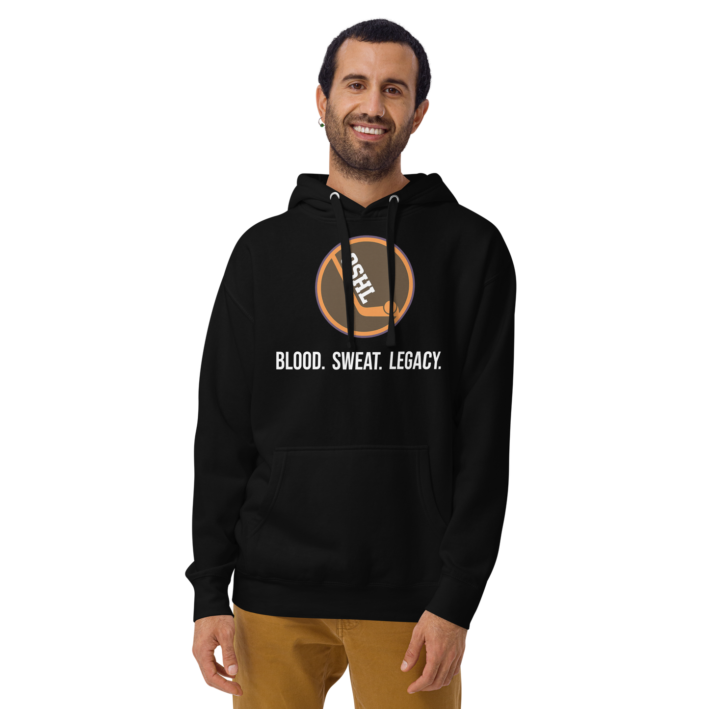 OSHL Blood. Sweat. Legacy. Hoodie – PUCK OFF Ball Hockey Apparel | Tournament Pullover