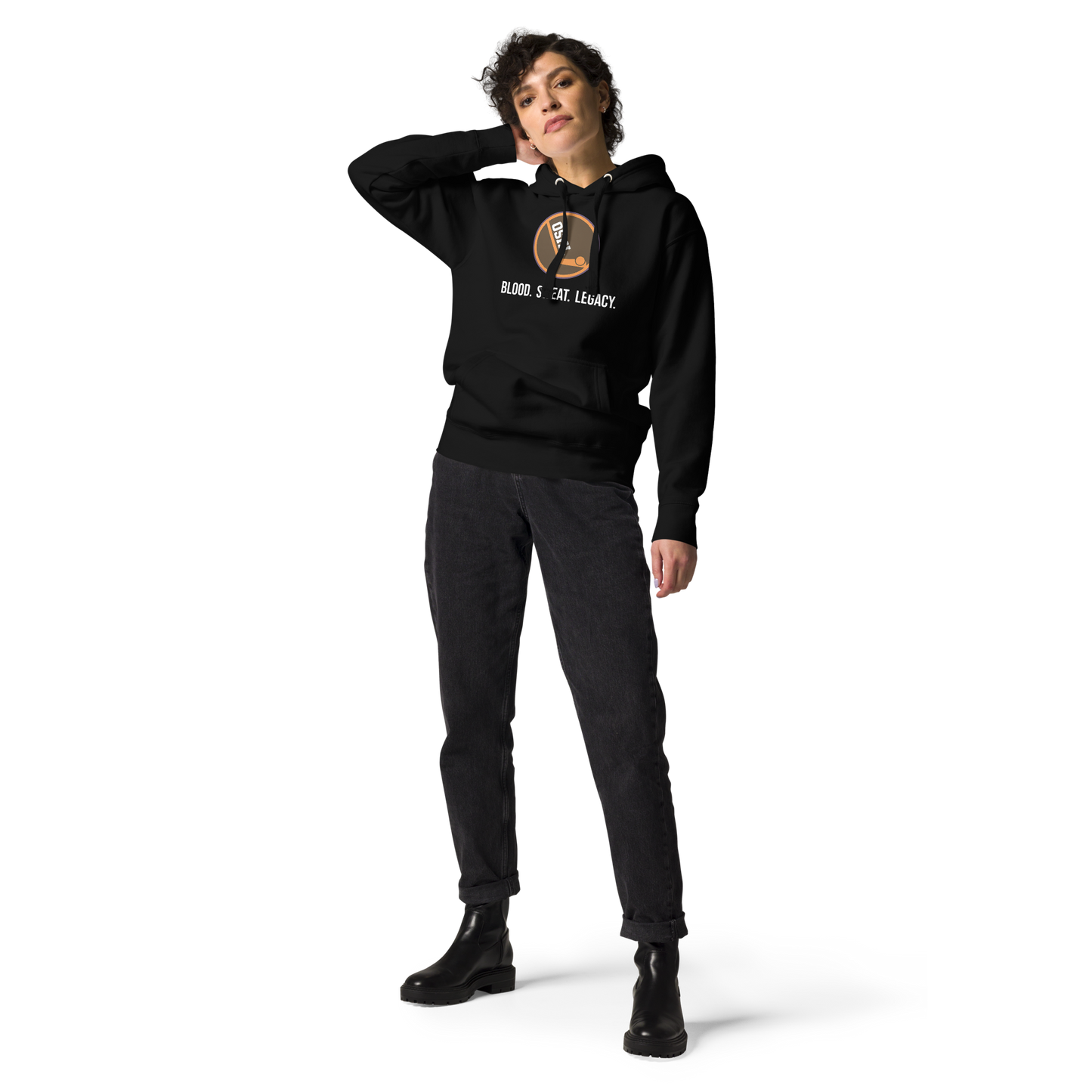 OSHL Blood. Sweat. Legacy. Hoodie – PUCK OFF Ball Hockey Apparel | Tournament Pullover