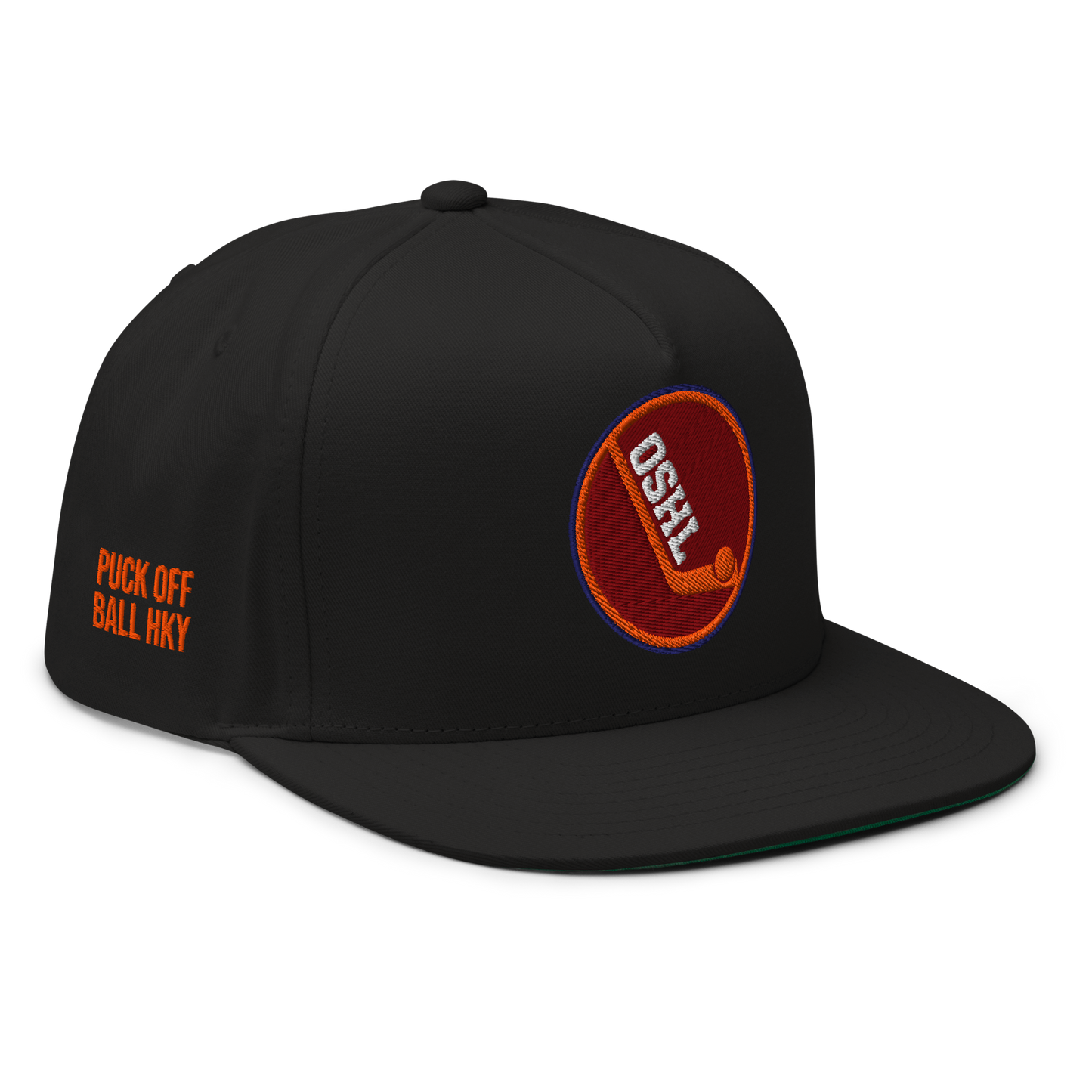 OSHL x Puck Off Ball HKY Hat | Limited Edition Tournament Cap | Official OSHL Ball Hockey Hat with Side Embroidery