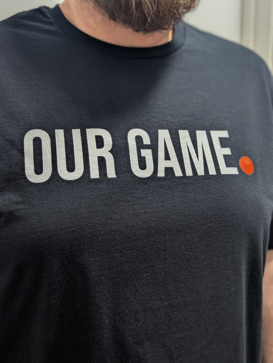 Our Game Takes BALLS T-Shirt – Funny PUCK OFF Mascot Tee | Ball Hockey Streetwear