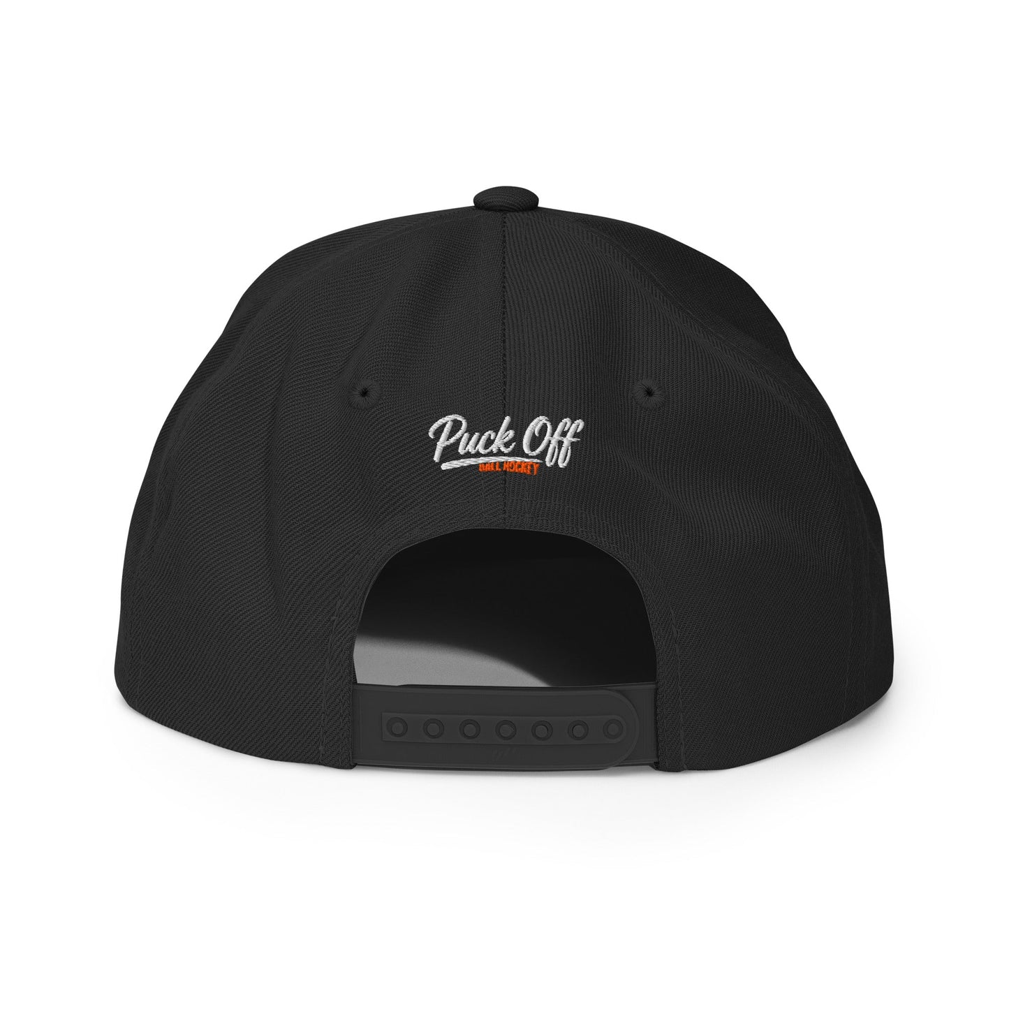 Puck Off Classic Snapback Hat - Black - Puck Off - Ball Hockey Apparel