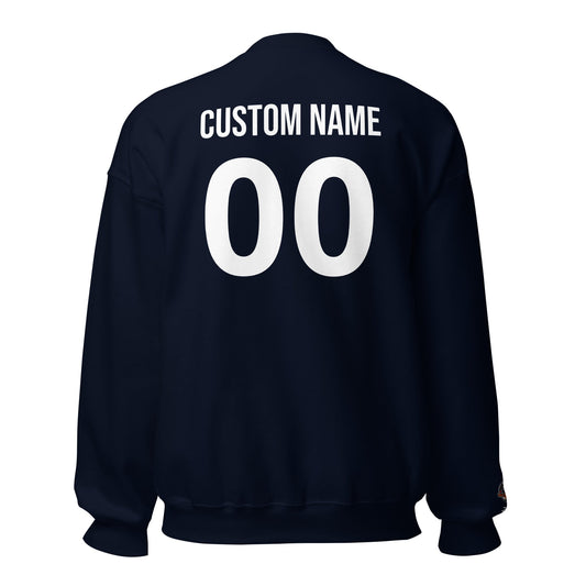 Puck Off Penalty Box Club Crewneck Sweatshirt - Navy - Puck Off - Ball Hockey Apparel