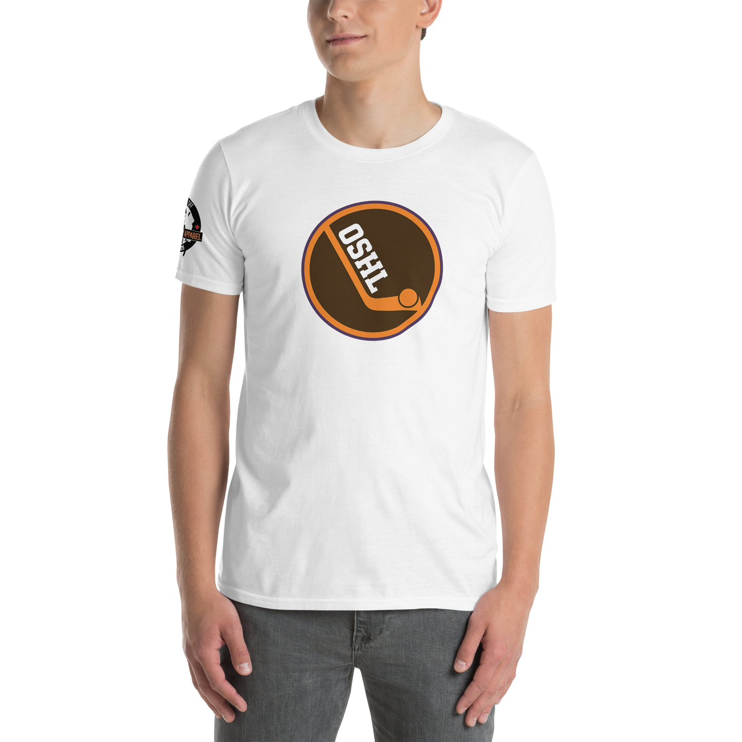 Official OSHL Logo T-Shirt – Official OSHL Ball Hockey Tournament Tee | PUCK OFF Apparel