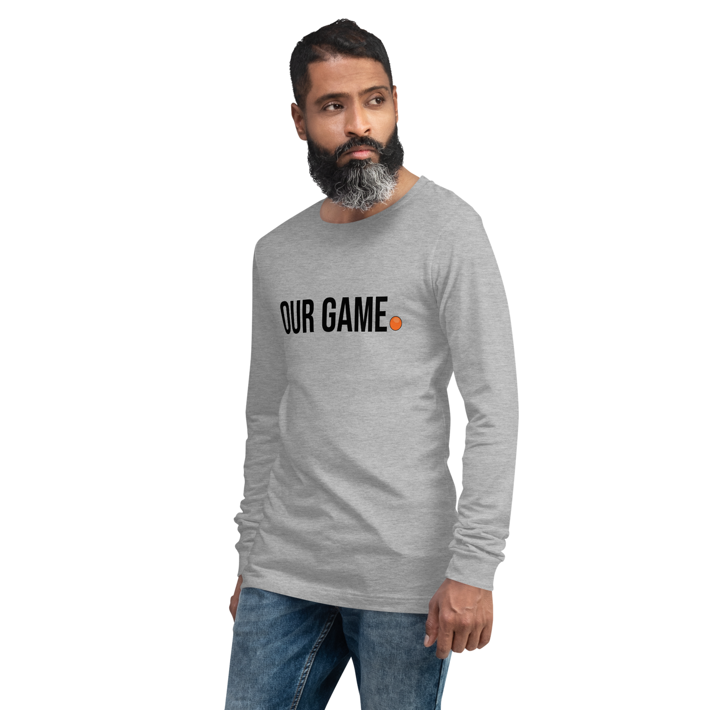 OUR GAME TAKES BALLS Ball Hockey Long Sleeve Tee