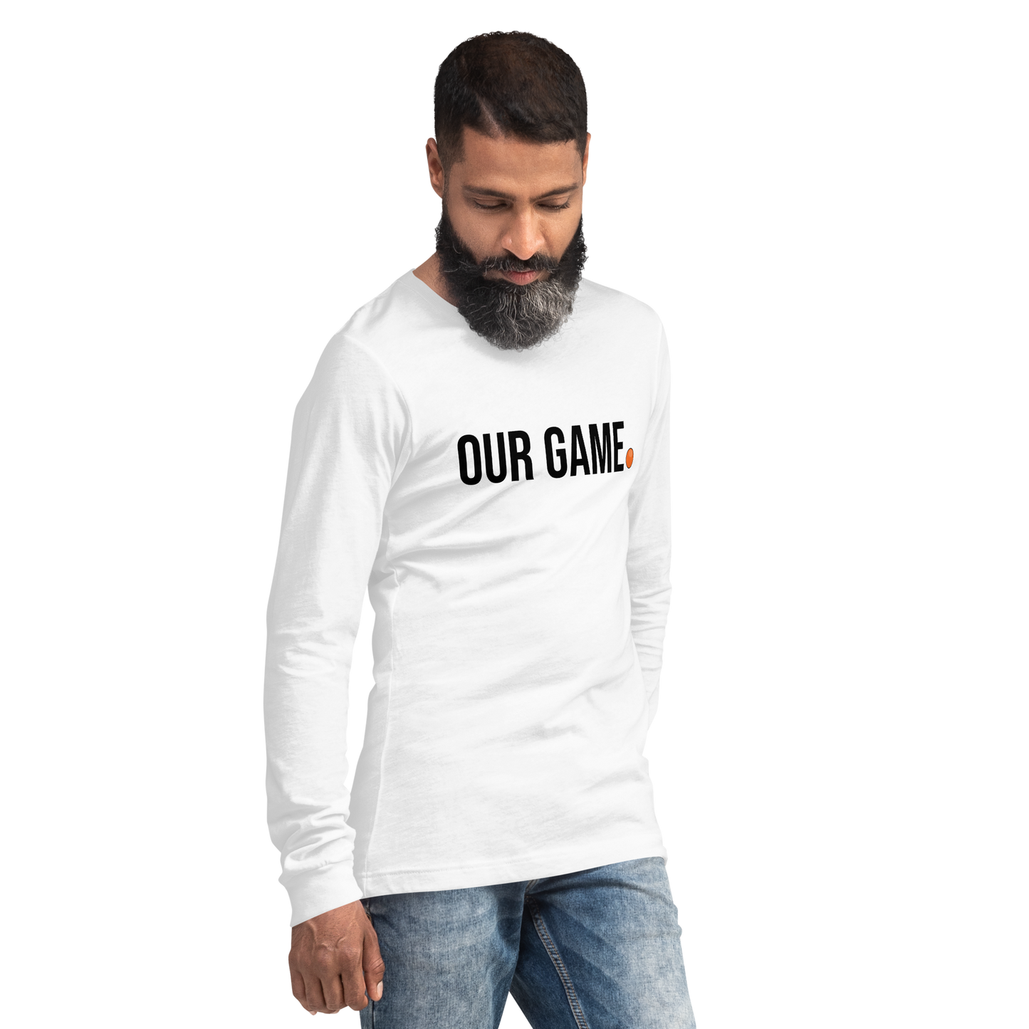 OUR GAME TAKES BALLS Ball Hockey Long Sleeve Tee
