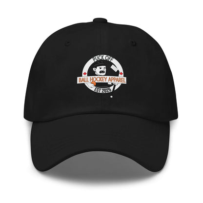 Puck Off Dad Hat unisex ball hockey cap