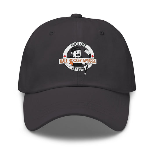 Puck Off Dad Hat unisex ball hockey cap