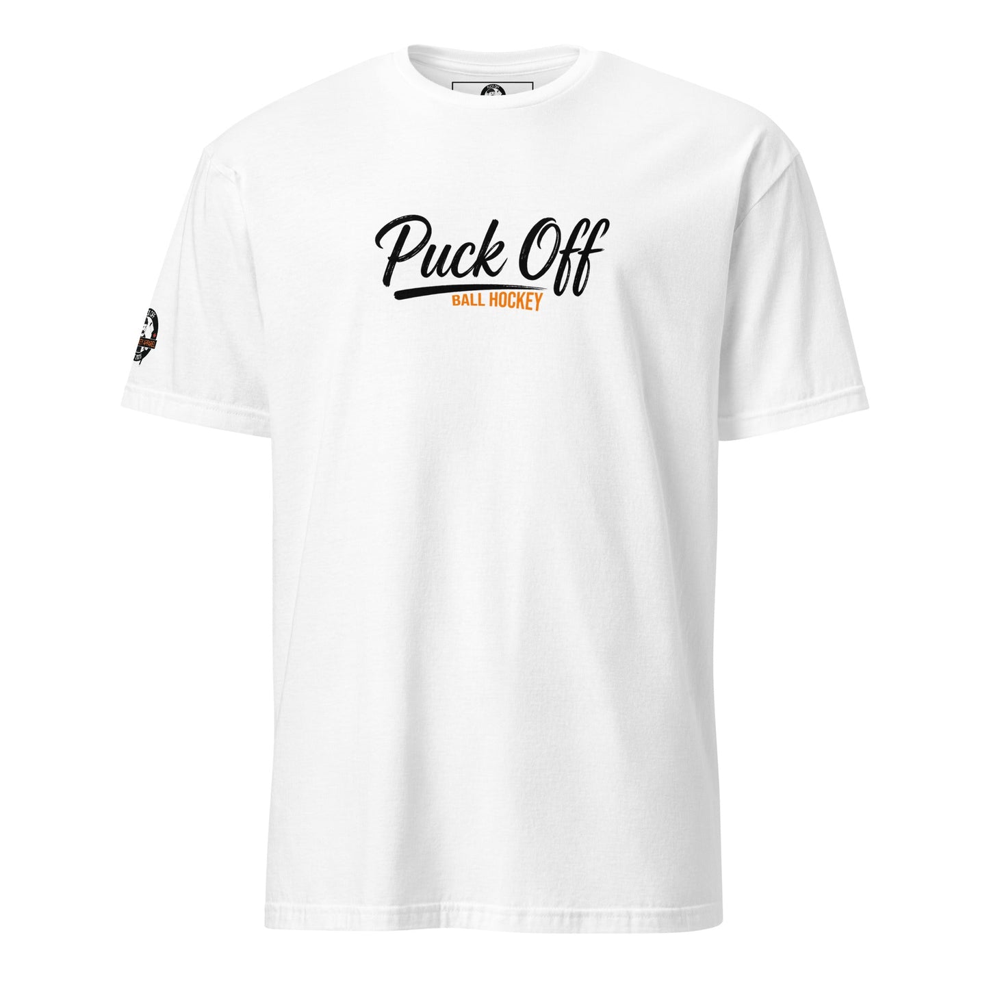 Puck Off Ball Hockey Tee - White - Puck Off - Ball Hockey Apparel