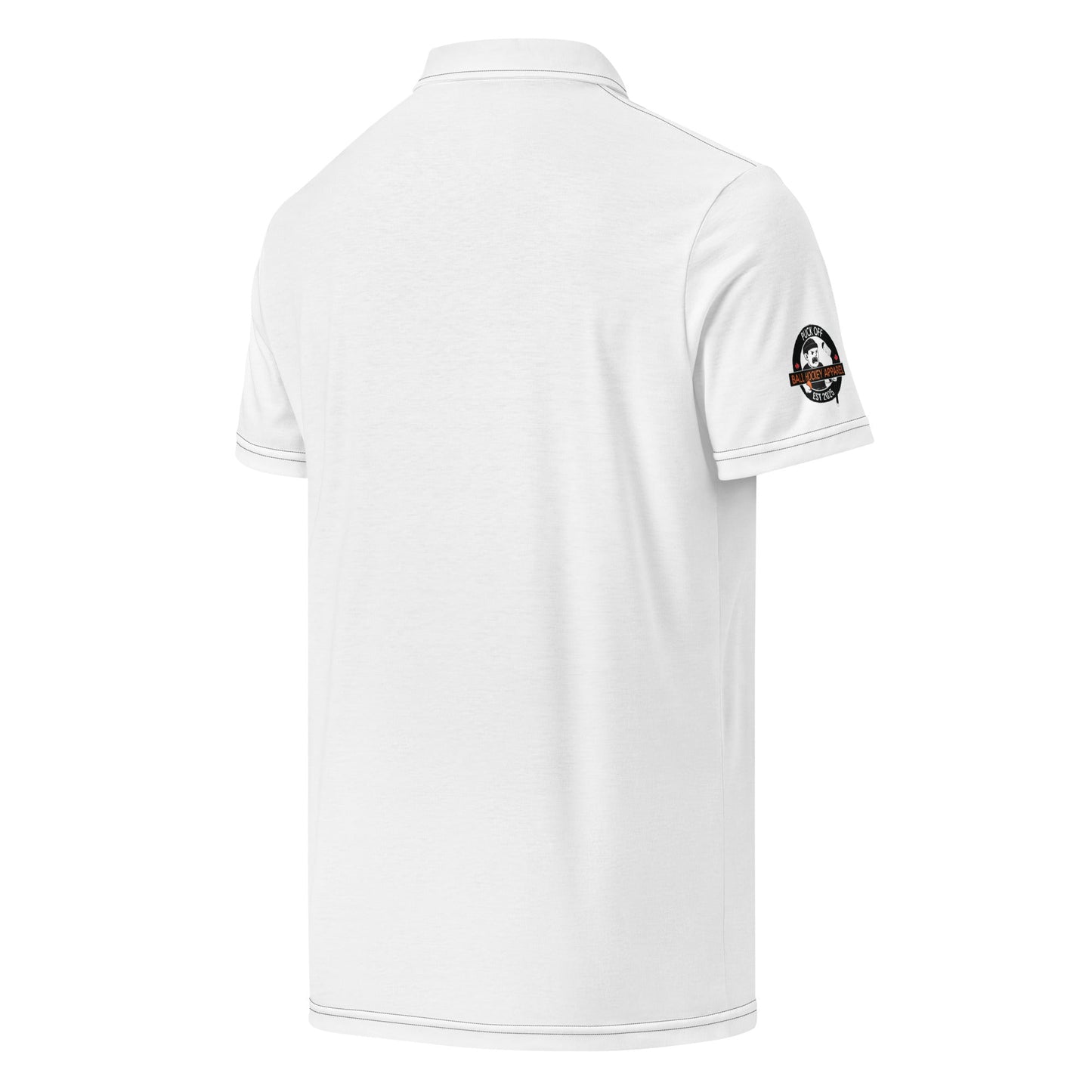 Puck Off Classic Polo - White - Puck Off - Ball Hockey Apparel