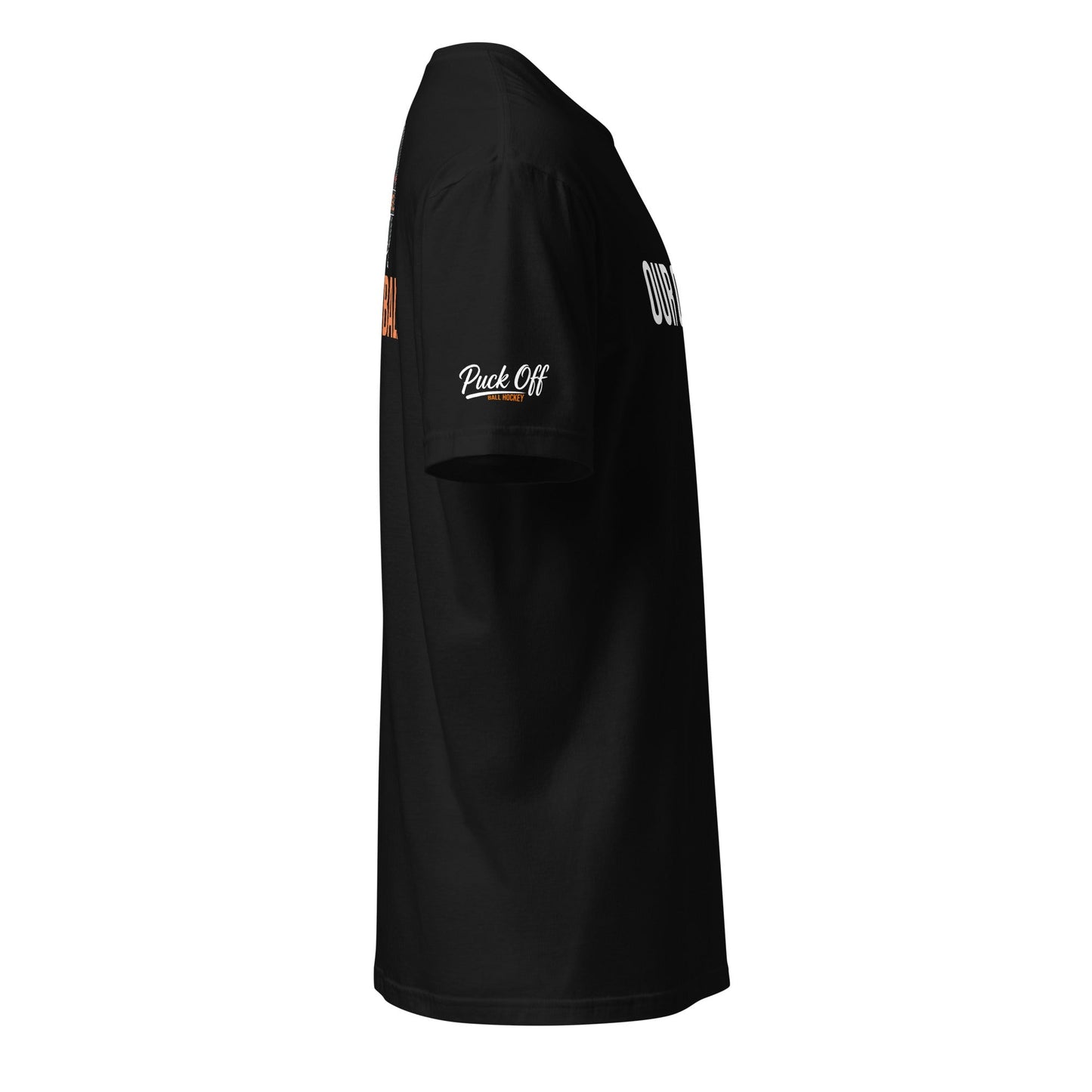 Puck Off "Our Game" Ball Hockey Tee - Black - Puck Off - Ball Hockey Apparel
