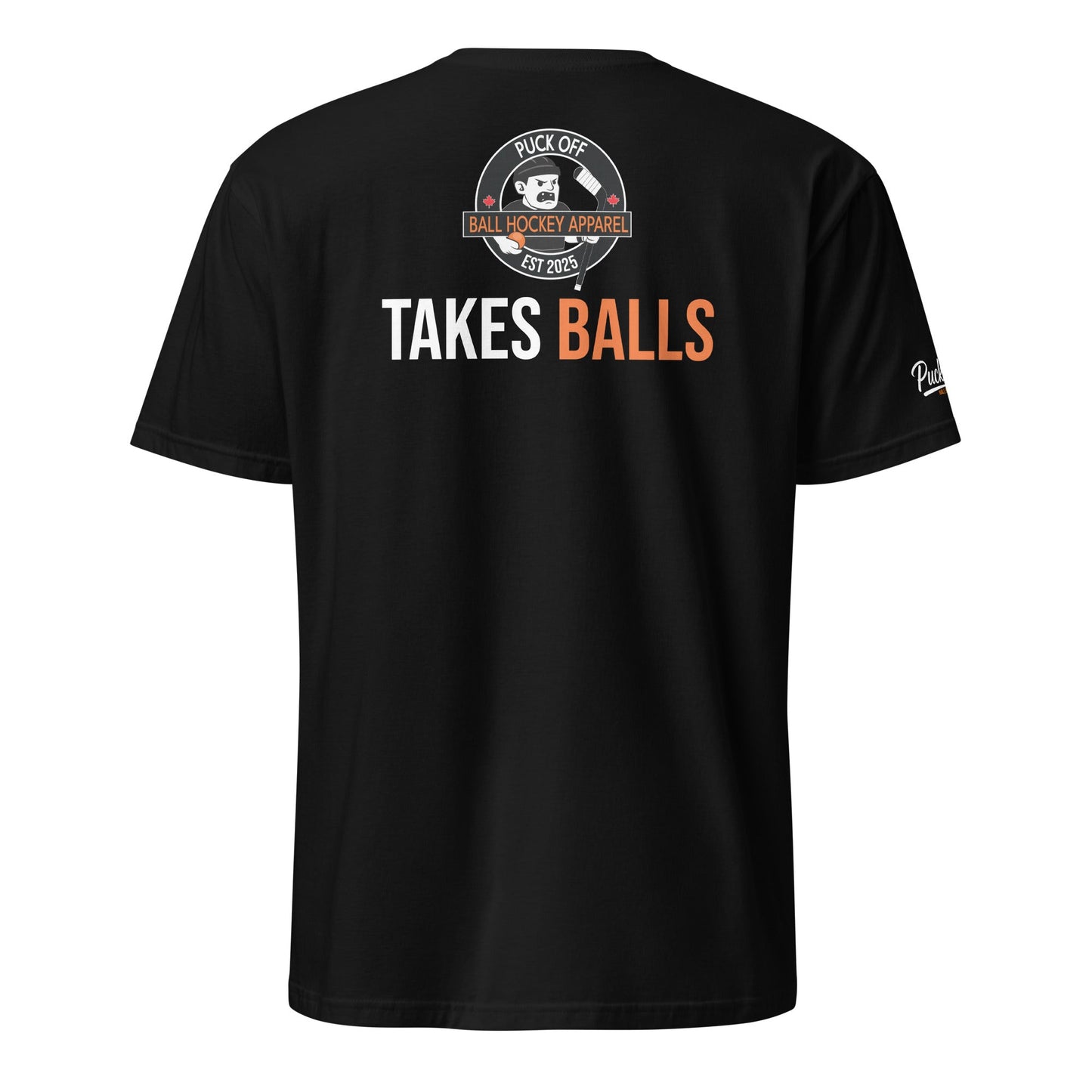 Puck Off "Our Game" Ball Hockey Tee - Black - Puck Off - Ball Hockey Apparel