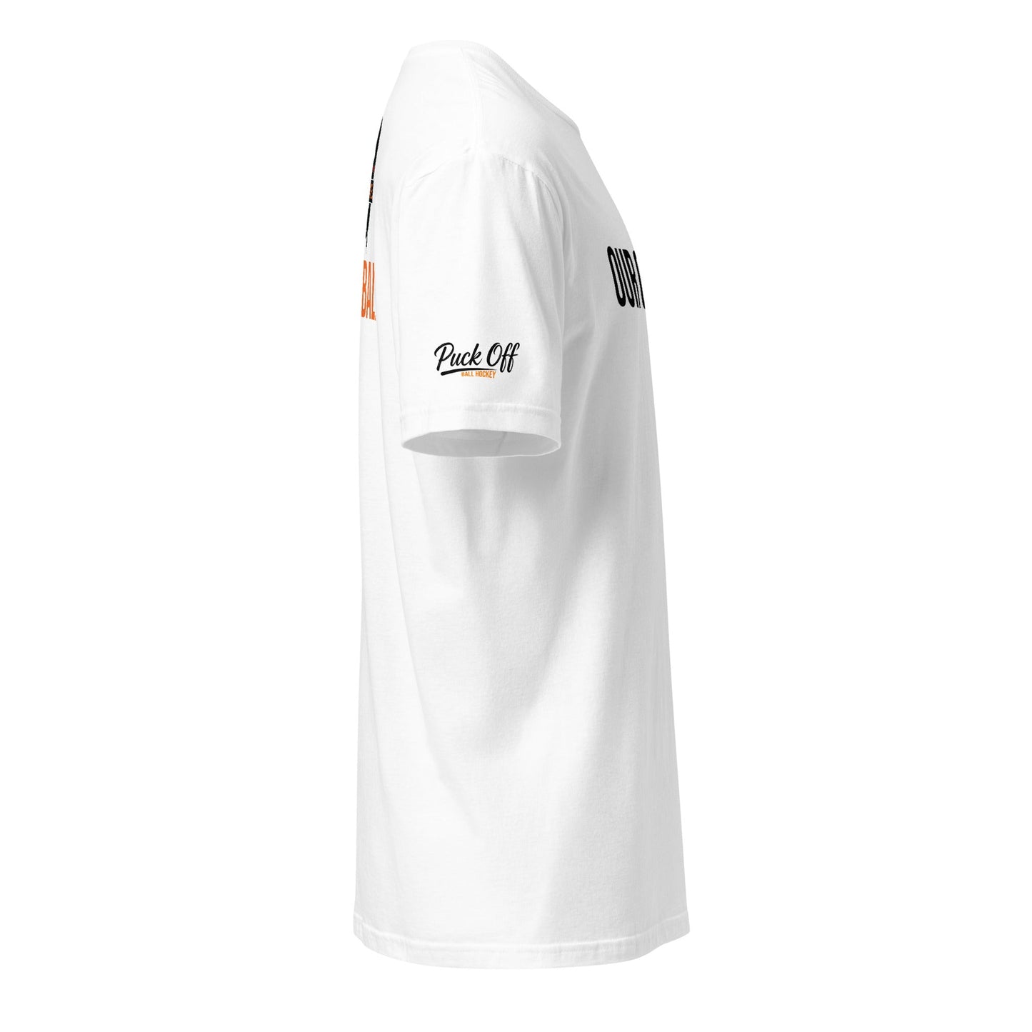 Puck Off "Our Game" Ball Hockey Tee - White - Puck Off - Ball Hockey Apparel