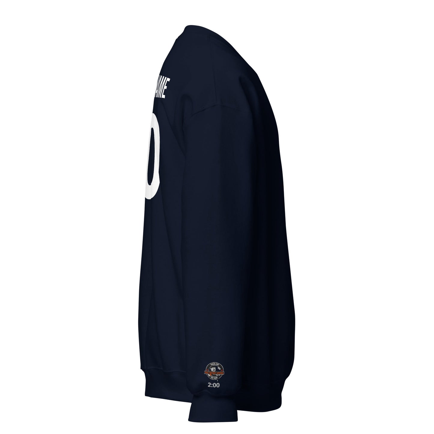 Puck Off Penalty Box Club Crewneck Sweatshirt - Navy - Puck Off - Ball Hockey Apparel