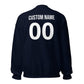 Puck Off Penalty Box Club Crewneck Sweatshirt - Navy - Puck Off - Ball Hockey Apparel