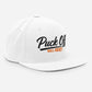 Puck Off Snapback Hat - White - Puck Off - Ball Hockey Apparel