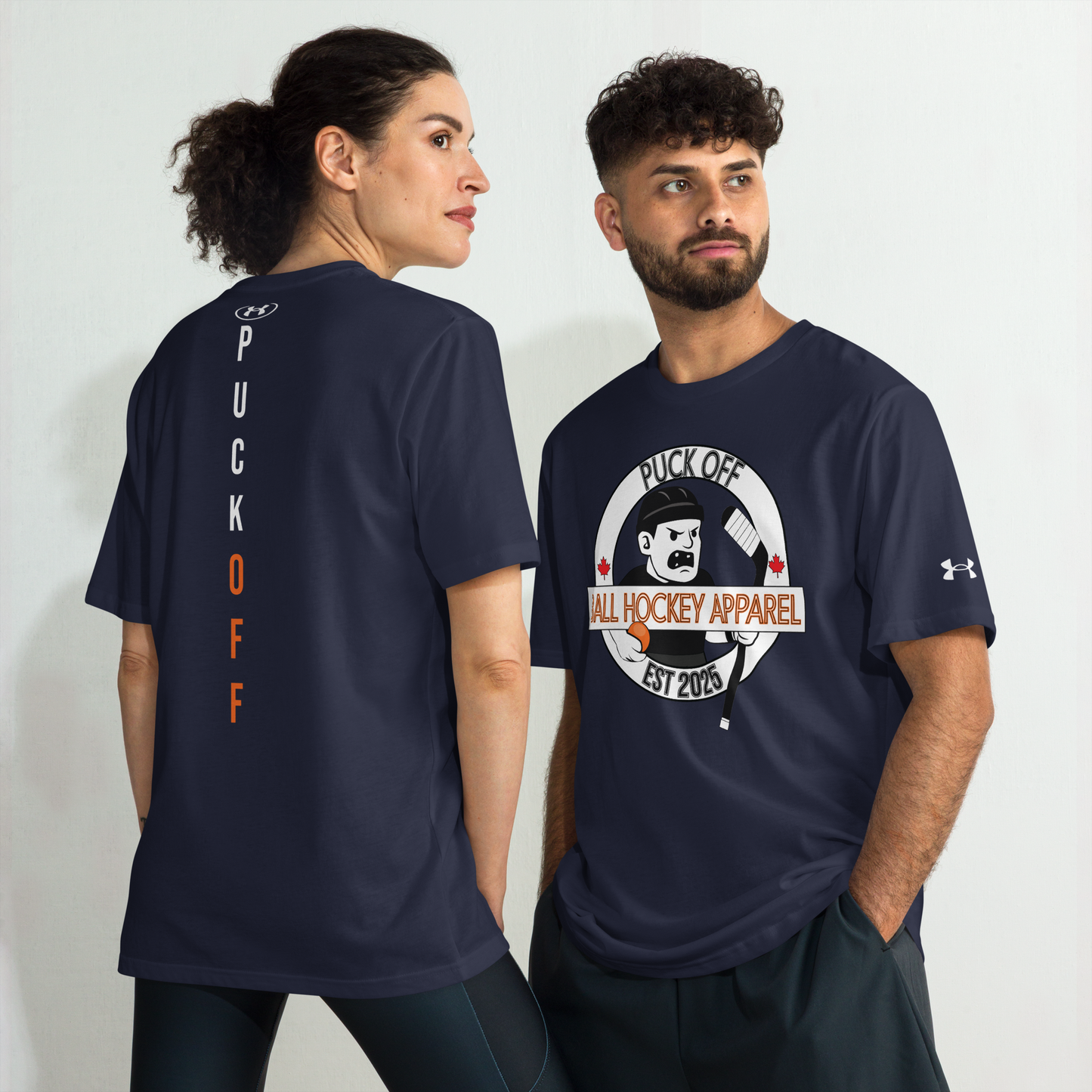 PUCK OFF x Under ArmourⓇ Athletic T-Shirt – Ball Hockey Performance Tee
