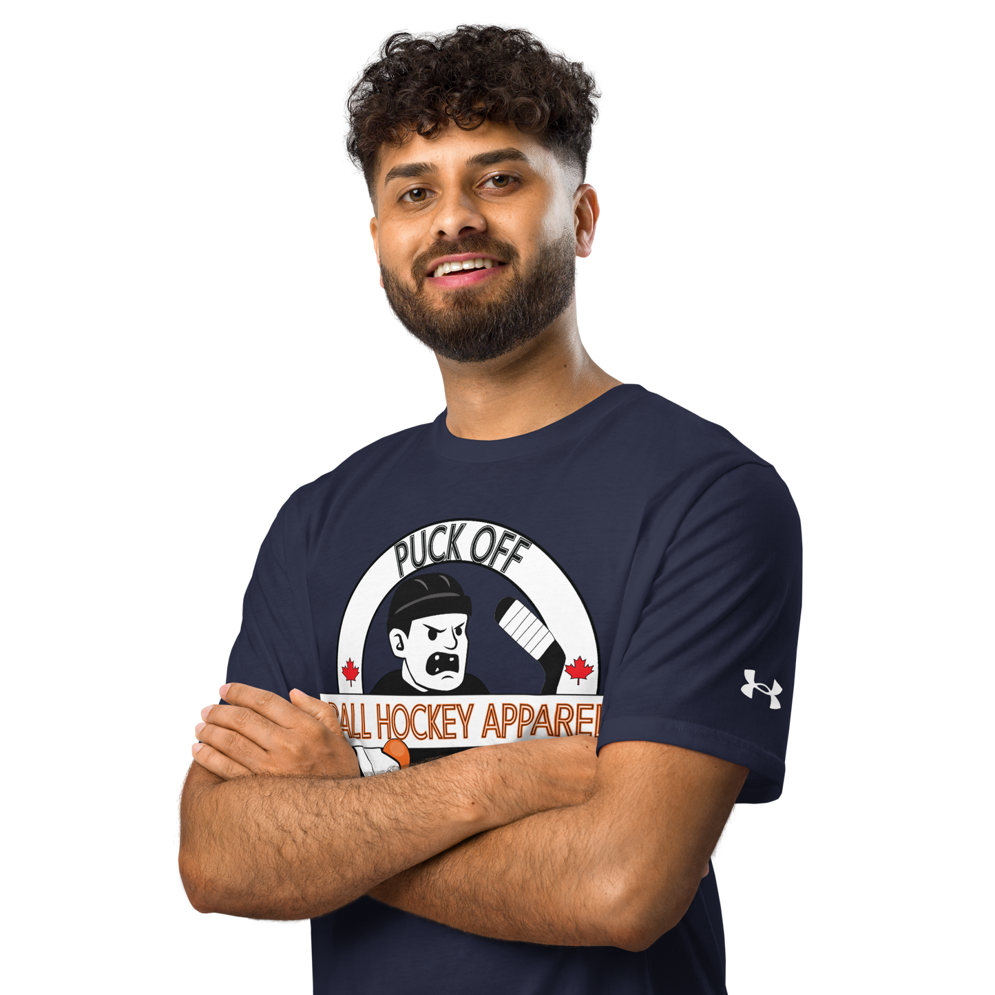 PUCK OFF x Under ArmourⓇ Athletic T-Shirt – Ball Hockey Performance Tee