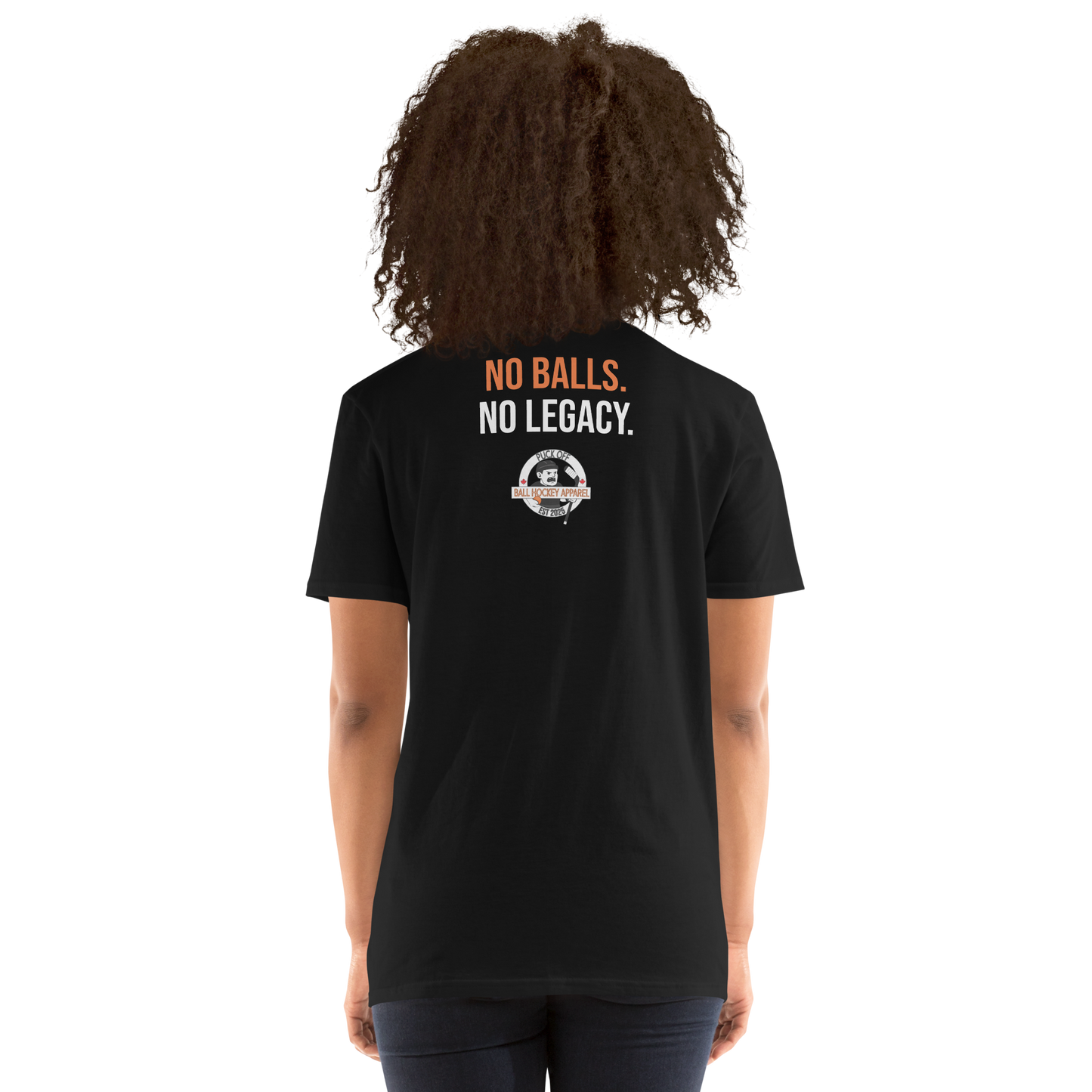 OSHL No Balls. No Legacy. Tee | PUCK OFF Ball Hockey Tournament Shirt