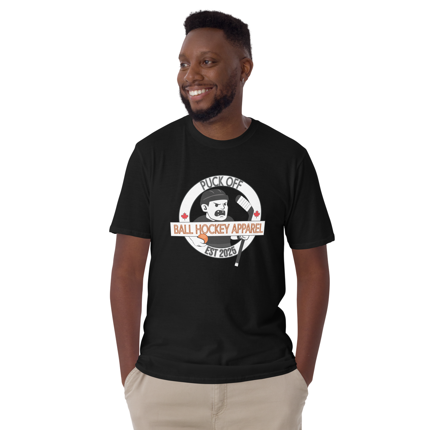 Classic PUCK OFF! Logo T-Shirt – Ball Hockey Lifestyle Tee
