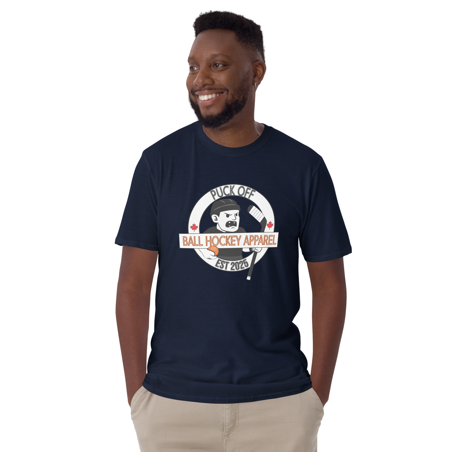 Classic PUCK OFF! Logo T-Shirt – Ball Hockey Lifestyle Tee