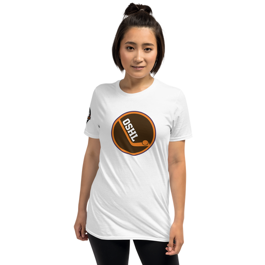 Official OSHL Logo T-Shirt – Official OSHL Ball Hockey Tournament Tee | PUCK OFF Apparel
