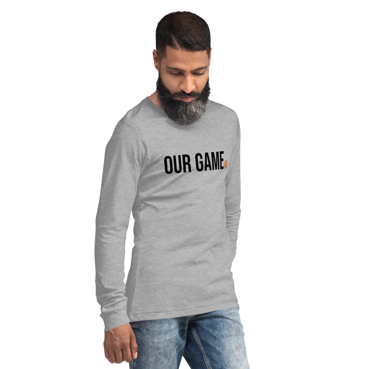 OUR GAME TAKES BALLS Ball Hockey Long Sleeve Tee